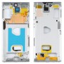 Средняя Рамка ободок Тарелка для Samsung Galaxy Note10 + 5G SM-N976F (белая)