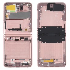 Средняя Рамка ободок Тарелка для Samsung Galaxy Z Флип 5G SM-F707 (розовая) 