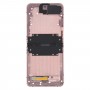 Средняя Рамка ободок Тарелка для Samsung Galaxy Z Флип 5G SM-F707 (розовая)