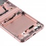 Средняя Рамка ободок Тарелка для Samsung Galaxy Z Флип 5G SM-F707 (розовая)