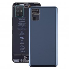 Аккумулятор Задняя крышка для Samsung Galaxy M51 (черный)