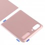 Аккумулятор Задняя крышка для Samsung Galaxy Z Флип 5G SM-F707 (розовый)