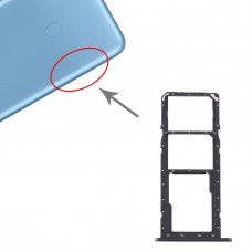 SIM Card Tray + SIM ბარათის უჯრა + მიკრო SD ბარათის უჯრა Samsung Galaxy A11 SM-A115 (შავი)