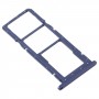 SIM-Karten-Behälter + SIM-Karten-Behälter + Micro-SD-Karten-Behälter für Samsung Galaxy A11 SM-A115 (blau)