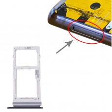 SIM-Karten-Behälter + SIM-Karte Tray / Micro SD-Karten-Behälter für Samsung Galaxy Note 10 Lite SM-N770 (Schwarz)