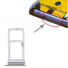 SIM-Karten-Behälter + SIM-Karte Tray / Micro SD-Karten-Behälter für Samsung Galaxy Note 10 Lite SM-N770 (Silber)