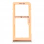 Slot per scheda SIM + Slot per scheda SIM / Micro SD vassoio di carta per Samsung Galaxy M40 SM-M405 (arancione)