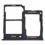 SIM-kortfack + SIM-kortfack + Micro SD-kortfack för Samsung Galaxy A2 Core SM-A260 (Svart)