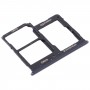 Plateau de carte SIM + plateau de carte SIM + plateau de carte Micro SD pour Samsung Galaxy A2 Core SM-A260 (Noir)