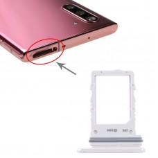 Zásobník karty SIM pro Samsung Galaxy Note10 5G (bílá)