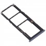 SIM карта Tray + тава за SIM карта + микро SD карта за SAMSUNG GALAXY A50S SM-A507 (черен)