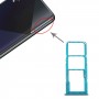 Plateau de carte SIM + plateau de carte SIM + plateau de carte micro SD pour Samsung Galaxy A50S SM-A507 (vert)