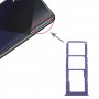 SIM-kaardi salve + SIM-kaardi salve + Micro SD kaardi salve Samsung Galaxy A50S SM-A507 jaoks (lilla)