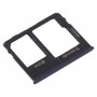 SIM-kortfack + Micro SD-kortfack för Samsung Galaxy A10e (svart)