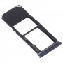 SIM-Karten-Behälter + Micro-SD-Karten-Behälter für Samsung Galaxy A9 (2018) SM-A920 (Schwarz)