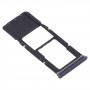 SIM-kártya tálca + Micro SD kártya tálca a Samsung Galaxy A9 (2018) SM-A920 (fekete)