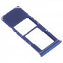 Taca karta SIM + taca karta Micro SD dla Samsung Galaxy A9 (2018) SM-A920 (niebieski)
