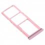SIM Card Tray + SIM Card Tray + Micro SD Card Tray for Samsung Galaxy A9 (2018) SM-A920 (Pink)
