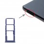 SIM-kortfack + SIM-kortfack + Micro SD-kortfack för Samsung Galaxy A9 (2018) SM-A920 (Blå)
