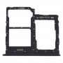 SIM卡托盘+ SIM卡托盘+ Micro SD卡盘为三星Galaxy A01核心SM-A013（黑色）