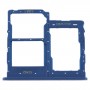 SIM-карти лоток + SIM-карти лоток + Micro SD-карти лоток для Samsung Galaxy A01 ядра SM-A013 (синій)