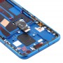 LCD-skärm och digitizer Fullständig montering med ram för Huawei Nova 6 5g (mörkblå)