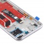 LCD-skärm och digitizer fullmontering med ram för Huawei P40 Lite (silver)