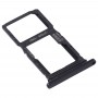 Slot per scheda SIM + Slot per scheda SIM / Micro SD vassoio di carta per Huawei Y9s (nero)