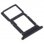 SIM Card Tray + SIM ბარათის Tray / მიკრო SD ბარათის უჯრა Huawei Y9s (შავი)