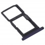 Plateau de carte SIM + plateau de carte SIM / plateau de carte micro SD pour Huawei Y9S (violet)