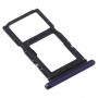 SIM-kortin lokero + SIM-korttilokero / mikro SD-korttilokero Huawei Y9: lle (violetti)