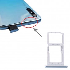 SIM-карты лоток + SIM-карты лоток / Micro SD-карты лоток для Huawei Y9s (Baby Blue)