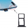 Bandeja Bandeja de tarjeta SIM + Tarjeta SIM / bandeja de tarjeta Micro SD para Huawei Y9s 2020 (Negro)