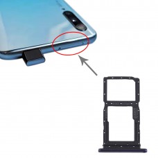 Bandeja Bandeja de tarjeta SIM + Tarjeta SIM / bandeja de tarjeta Micro SD para Huawei Y9s 2020 (púrpura)