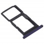 Slot per scheda SIM + Slot per scheda SIM / Micro SD vassoio di carta per Huawei Y9s 2020 (viola)