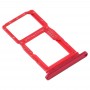 SIM Card Tray + SIM Card Tray / Micro SD Card Tray for Huawei Y9s 2020 (Red)