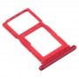 SIM Card Tray + SIM Card Tray / Micro SD Card Tray for Huawei Y9s 2020 (Red)