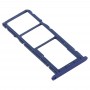 SIM Card Tray + SIM Card Tray + Micro SD Card Tray for Huawei Honor 8A Pro (Blue)