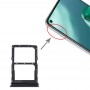 SIM-карти лоток + NM-карти лоток для Huawei P40 Lite 5G (чорний)