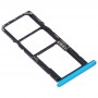 SIM-Karten-Behälter + SIM-Karten-Behälter + Micro-SD-Karten-Behälter für Huawei Y6s (2020) (blau)
