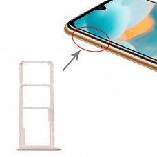 SIM Card Tray + SIM ბარათის უჯრა + მიკრო SD ბარათის უჯრა Huawei Y6 (2019) (Gold)
