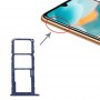 SIM Card Tray + SIM Card Tray + Micro SD Card Tray for Huawei Y6 (2019) (Blue)
