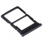 Slot per scheda SIM + NM vassoio di carta per Huawei Y8p (nero)