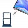 Slot per scheda SIM + NM vassoio di carta per Huawei Y8p (blu)