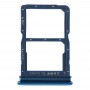 Slot per scheda SIM + NM vassoio di carta per Huawei Y8p (blu)