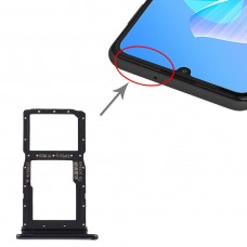 La bandeja de tarjeta SIM bandeja de tarjeta SIM + / bandeja de tarjeta Micro SD para Huawei Disfrute Z 5G (Negro)