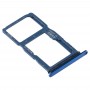 SIM-Karten-Behälter + SIM-Karte Tray / Micro SD-Karten-Behälter für Huawei P20 Lite (2019) (blau)