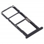 SIM Card Tray + SIM Card Tray + Micro SD Card Tray for Huawei Y6p (Black)