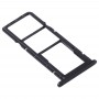 SIM vassoio di carta + vassoio di carta di SIM + Micro SD Card vassoio per Huawei Y6p (nero)