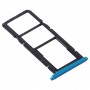 SIM-карты лоток + SIM-карты лоток + Micro SD-карты лоток для Huawei Y6p (синий)